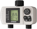 2 Zone Sprinkler Timer, Programmable Digital Water Timer with Rain Delay, Waterproof, Automatic and Manual Irrigation Controller for Garden Hose, Lawn, Yard by Unknown