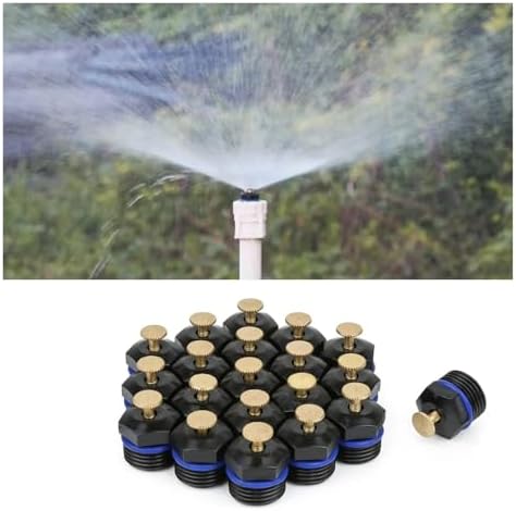 60pcs 360° Adjustable Misting Nozzle, 1/2" Micro Spray Heads for Garden Lawn Irrigation - Image 3