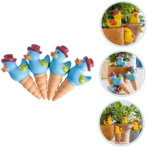 4pcs Self Watering Stakes Red Clay for Potted Plants, Auto Drippers - Image 4