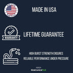 Kink Control Plus Water Hose 25ft - High Burst Strength and Superior Flexibility Garden Hoses,Outdoor Hose with Kink Resistance,Triple Frame Technology,Made in USA.,(Pack of 5) - Image 2