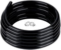 3/4" id - 50ft Black Vinyl Tubing Flexible PVC Irrigation Hose & 2 Clamps by ZY-hosetube