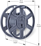 Liberty Garden Products Basics 510 Wall Mount Hose Reel, Gray Side Reel - Image 2