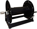 General Pump DHRA50450 3/8" x 450' Black Steel Hose Reel with Flat Sidewalls, A-frame, Pin Lock and Brake and Stainless Steel Swivel Inlet, 5000 Psi (450 Feet Capacity) by AmericanPressureInc