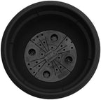 Bloem Ariana 12" Plastic Self-Watering Planter, Black, 2-Pack - Image 6