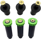 Gardening Irrigation Dripper 90 180 360 Degree Beautification Pop-up Sprinkler Head 1/2 Inch Internal Thread Gear Drive Garden Water Irrigation Lawn Nozzle 15 Pieces (Color : Clear) - Image 6