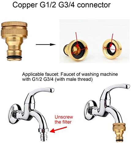 Garden Watering Sprayer Kit High Pressure Car Washing Accessory Brass Adjustable Nozzle Irrigation Equipment - Image 4