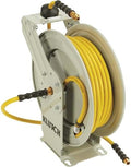 Klutch Auto-Rewind Air Hose Reel, 1/2in. x 100ft., 300 PSI by Klutch