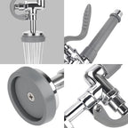 Gray Spray Valve with 38" Pre Rinse Hose, 38" Flexible Stainless Hose with High Pressure Pre Rinse Sprayer Nozzle Head Assembly Kit for Commercial Restaurant Industrial Kitchen Faucet - Image 6