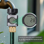 Garden Sprinkler Timer & Water Flow Meter with Brass Inlet - Image 5