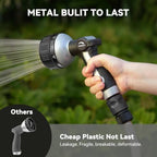 VOXON Full Metal Garden Hose Nozzle, 10 Spray Patterns - Image 5