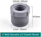 Male Female Thread Reducer Bushing Garden Fitting - Image 2