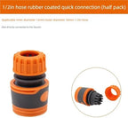 Expandable Garden Hose Repair Kit 8PCS Male/Female Faucet Quick Connectors Garden Hose Coupler with Ball Valve for Pipe Repair and Watering Or Irrigation(B) - Image 2