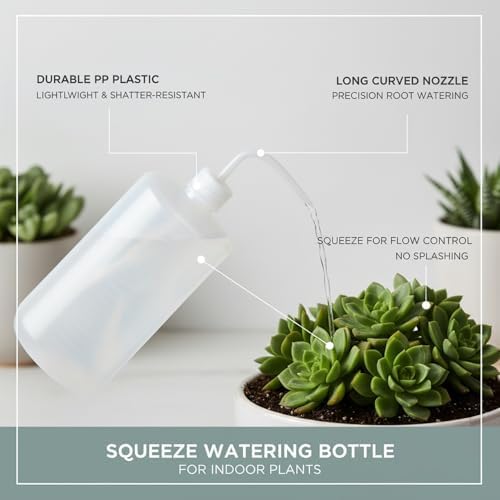 Squeeze Watering Bottle with Long Curved Nozzle for Precise Indoor Plant Care (1 PC) - Image 4