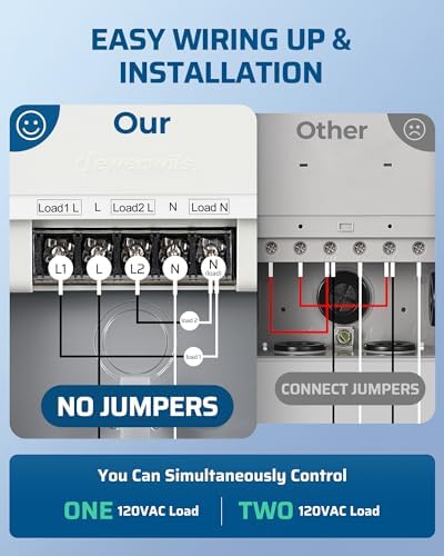DEWENWILS Matter Pool Pump Timer, Heavy Duty Timer Box - 120V 2HP 40A - Image 5