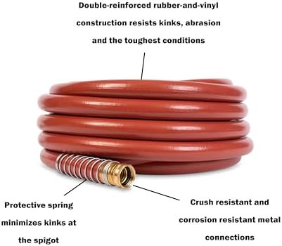 Gilmour Pro Commercial 3/4" x 50' Heavy Duty Water Hose, Durable and Kink Resistant 50 ft Garden Hose - Image 6