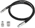 Pressure Washer Whip Hose Power Washer Jumper Hose for Pressure Washing with Steel Connector 3/8 Inch NPT Quick Connect Plug Hose Reel Connector Hose, 4000 PSI, 9FT, 1PCS by NuFlySic