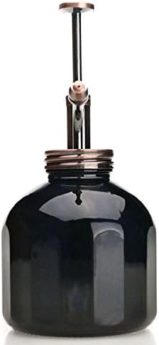 Plant Mister- Black Glass Bottle & Brass Sprayer (Antique Copper) - Image 4