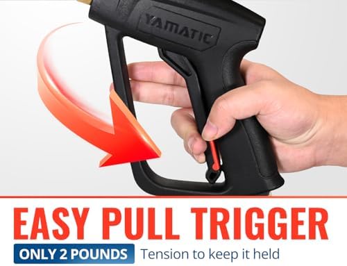 YAMATIC Pressure Washer Gun and 50 FT Hose with Extension Wand 3/8"&M22-14 - Image 3