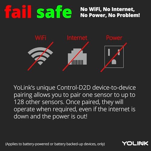 YoLink Wireless Smart Valve Control Kit, NSF Certified 1" Stainless Steel Motorized Valve, Wireless Controller 2, LoRa Long Range, D2D Offline with Leak Sensors, 2 Years Battery Backup - Image 7