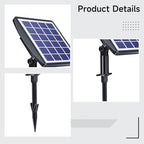 Generic Solar Watering System for Garden, 15M Tubing and Timer, Solar Powered Irrigation Kit, 15 Drip Emitters, Adjustable Nozzles, Automatic Watering - Image 4