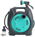Heavy Duty Water Hose Holder, Portable Hose Reel Cart, Garden Water Pipe Hose Holder Rack, Outdoor Hosepipe Cart Organizer, Suitable for Most Types of Faucet, with 10M/32Ft Hose and 7 Pattern Nozzle by Unknown