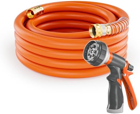 SPECILITE Garden Water Hose 50 ft x 3/4" for yard, Heavy Duty & Flexible by SPECILITE