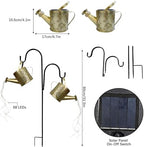 DDQ 2PC Solar Watering Can Lights Colors 58 LED Garden Gifts for Mom Women - Image 4