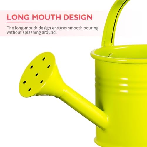 Homoyoyo 5pcs Kids Metal Watering Can Indoor Plants Children Small Watering Cans Iron Sprinkling Kettles for Gardening Home Plants Kids Pot Metal Creative Assorted Colors 6. 29x2. 95x2. 95 Inches - Image 3