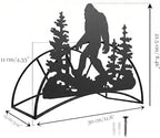 Bigfoot Hose Holder Metal Wall Mount Heavy Duty 125'5/8" Garden Hose Hanger - Image 5