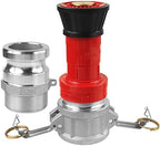 NOVINO Fire Hose Nozzle 2 inch NPSH Heavy-Duty 2 inch Fire Hose Nozzle - Image 3