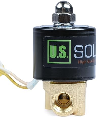 U.S. Solid Smart WiFi Solenoid Valve, 1/4 in Brass, AC 110 V, App-Controlled, Normally Closed, FKM Seal, 0.23 Cv, Manual Switch, Schedule and Loop Timer - Image 5