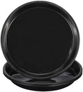 PATIKIL 5 Pack Large Plastic Plant Saucer, 22 Inch Plant Tray for Pots Round Plant Dish Plant Drip Trays Water Tray for Indoors Outdoors Garden, Black by PATIKIL