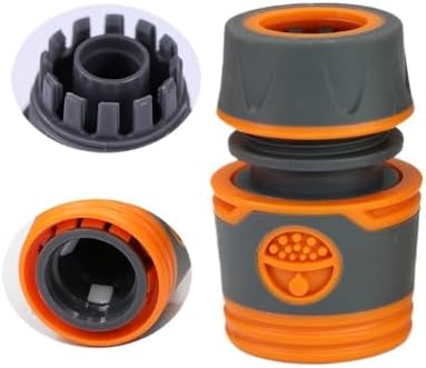 5PCS 1/2" 3/4" Garden Hose Quick Connector for Repair Extender Water Tube Joint 12mm 16mm Irrigation Pipe Coupling Adapter(A-5PCS) by Unknown