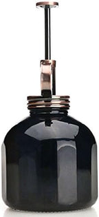 Plant Mister- Black Glass Bottle & Brass Sprayer (Antique Copper) - Image 2