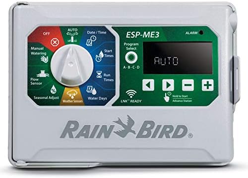 Rain-Bird Controller Indoor Outdoor Lawn Irrigation Sprinkler Timer ESPME3 (Controller Only) by RainBird