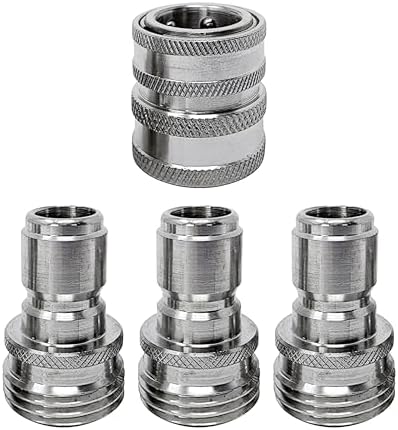 MTM Hydro Pressure Washer Garden Hose Adapter Set, 4 Piece, 1x3 by VelociPerformanceProducts