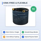 FEVONE Kink Free Garden Hose 25 ft, Heavy Duty Water Hose - Image 4