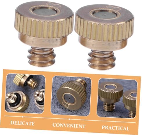 YARNOW 50pcs High Pressure Misting Nozzle Stainless Steel Atomizing Spray Nozzle for Garden Hose - Image 3