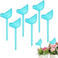 M METERXITY 6-Pack Plant Watering Globes, 9.8 Inch Plastic Bird Shape Self Watering Planter Insert for Indoor/Outdoor Pots, Self Water Devices Decorative Garden Stake [Lake Blue] by MMETERXITY