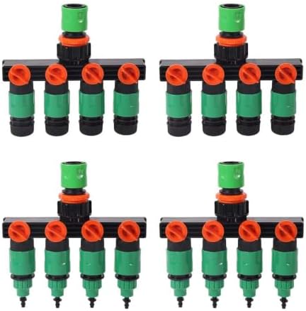 DN16 4-Way Water Splitter, 4/7mm Outlets, Greenhouse Irrigation - Image 3