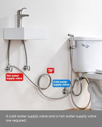 Arofa Hot and Cold Bidet Sprayer for Toilet, Warm Water Bidet Attachment - Image 5