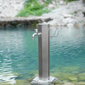 Durable Veal Garden Water Column with Faucet - Outdoor Tap for Patios & Backyards, Antifreeze Hose Stand, Floor-Mounted Water Source for Parks & Villas by Unknown