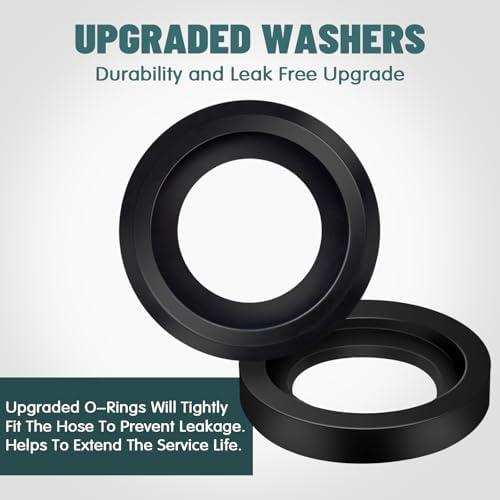 6 Pack Quick Connect Hose Fittings, Stainless Steel Garden Hose Quick Connector, Universal Fit 3/4 Inch GHT Water Hose Connectors, Quick Disconnect Adapter No-Leak - Image 4