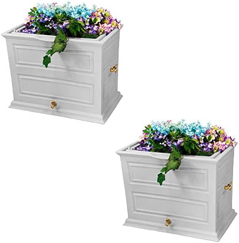 Good Ideas Savannah Colonial Style Rain Saver with Planter Top, 42 Gallon by GoodIdeas