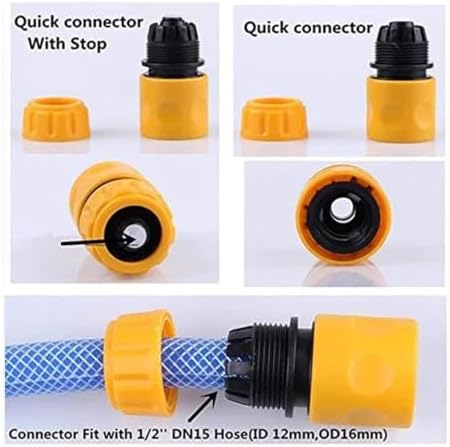 Standard Garden Hose Quick Connect Connector Set - Image 5