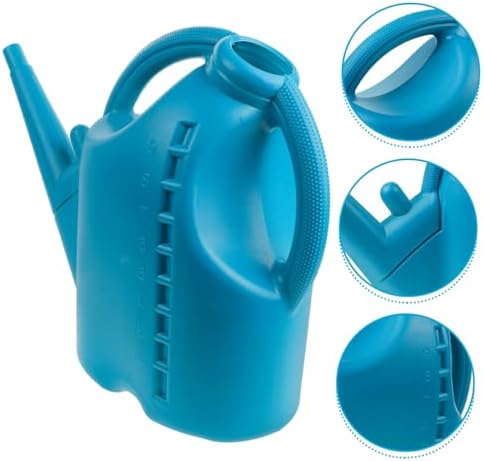 10L Plastic Long Mouth Watering Can for Precise Plant Watering Light Blue - Image 6