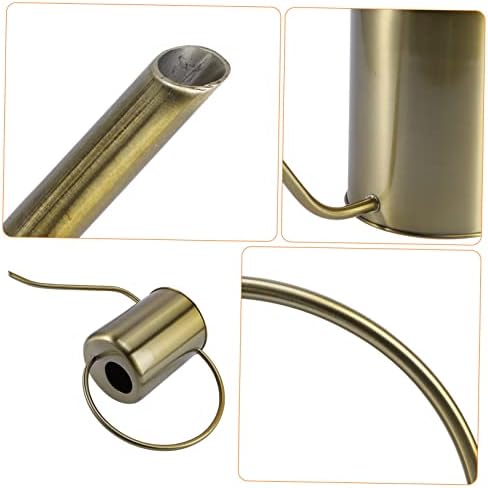 Holibanna Brass Watering Can for Plants Long Spout Stainless Steel Kettle 1.5L Capacity for Indoor and Outdoor Use Practical Watering Pot Ergonomic Handle - Image 2