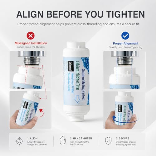 H&G lifestyles Calcium Inhibitor Filter for Misting System (Pack of 4) - Image 2