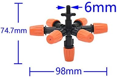 Garden Misting Sprinkler Nozzle Anti Drip Atomizing Irrigation Connector - Image 4