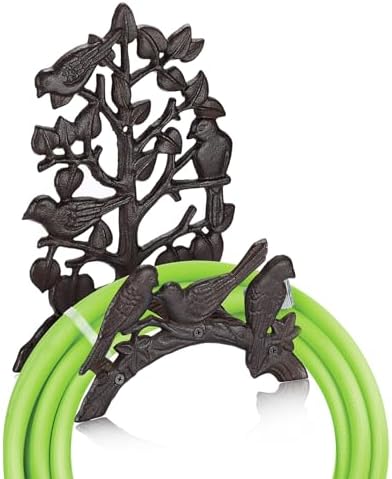 OwnMy Cast Iron Garden Hose Holder Wall Mount Water Hose Hanger for Outside by OwnMy